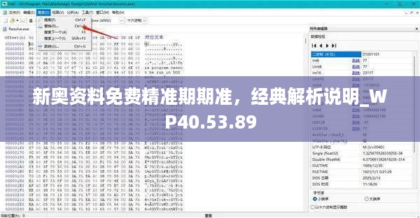 新奥资料免费精准期期准，经典解析说明_WP40.53.89