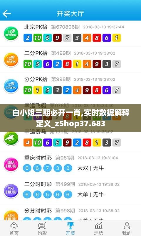 白小姐三期必开一肖,实时数据解释定义_zShop37.683