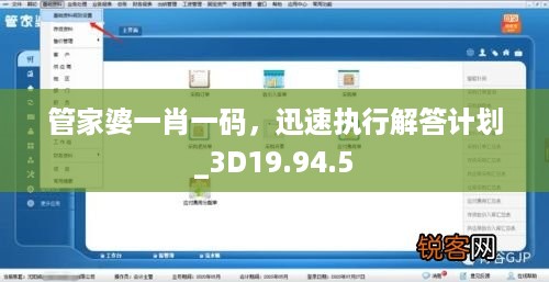 管家婆一肖一码，迅速执行解答计划_3D19.94.5