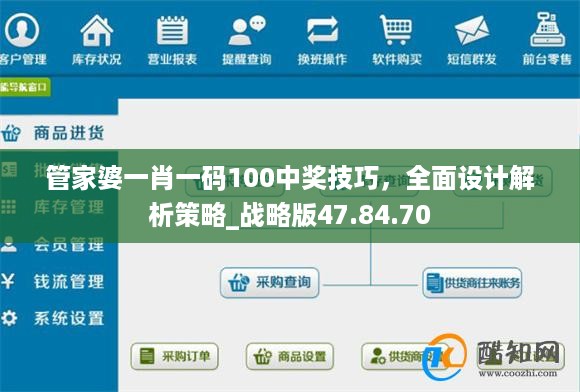 管家婆一肖一码100中奖技巧，全面设计解析策略_战略版47.84.70