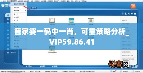 管家婆一码中一肖，可靠策略分析_VIP59.86.41