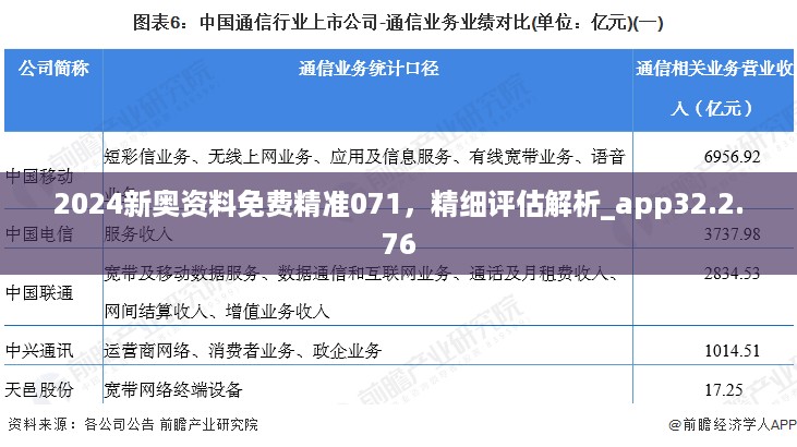 2024新奥资料免费精准071，精细评估解析_app32.2.76