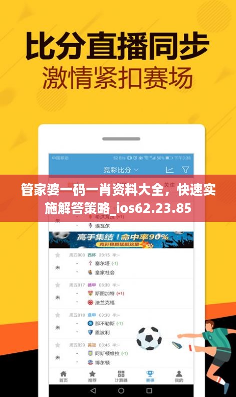 管家婆一码一肖资料大全，快速实施解答策略_ios62.23.85