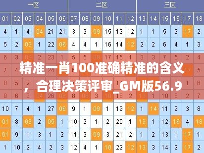 精准一肖100准确精准的含义，合理决策评审_GM版56.94.14