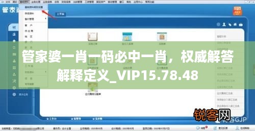 管家婆一肖一码必中一肖，权威解答解释定义_VIP15.78.48