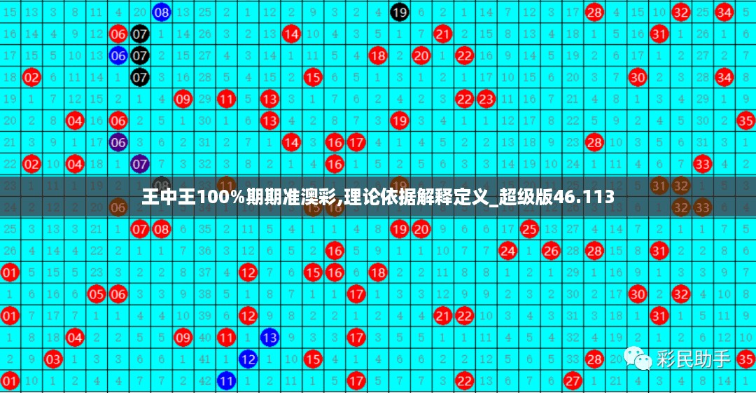 王中王100%期期准澳彩,理论依据解释定义_超级版46.113