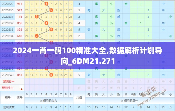 2024一肖一码100精准大全,数据解析计划导向_6DM21.271