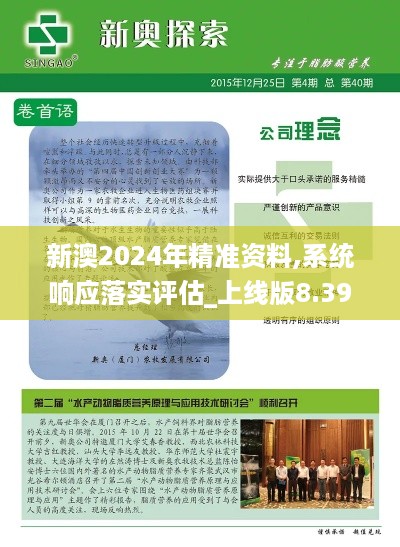 新澳2024年精准资料,系统响应落实评估_上线版8.391