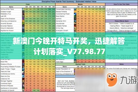 新澳门今晚开特马开奖，迅捷解答计划落实_V77.98.77