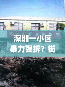 深圳某小区遭遇暴力强拆事件？街道回应，全方位解读与评估小区治理现状