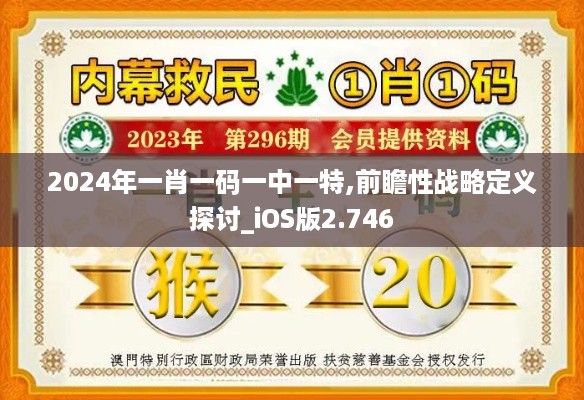 2024年一肖一码一中一特,前瞻性战略定义探讨_iOS版2.746