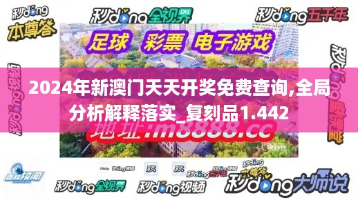 2024年新澳门天天开奖免费查询,全局分析解释落实_复刻品1.442