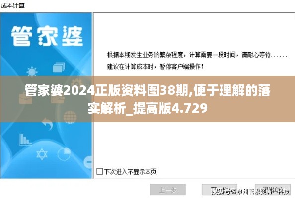 管家婆2024正版资料图38期,便于理解的落实解析_提高版4.729