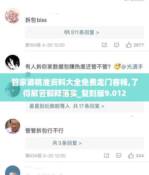 管家婆精准资料大全免费龙门客栈,了得解答解释落实_复刻版9.012