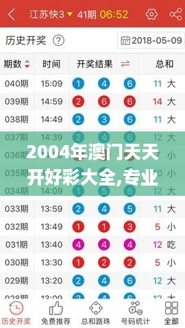 2004年澳门天天开好彩大全,专业建议解答解释指南_XT3.116