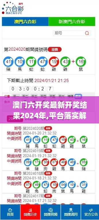 澳门六开奖最新开奖结果2024年,平台落实解释解答_特别版1.351