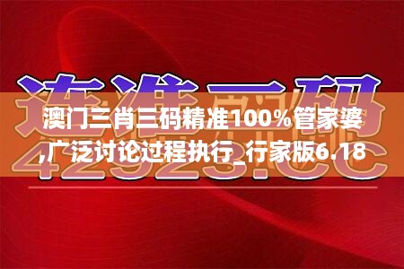 澳门三肖三码精准100%管家婆,广泛讨论过程执行_行家版6.187