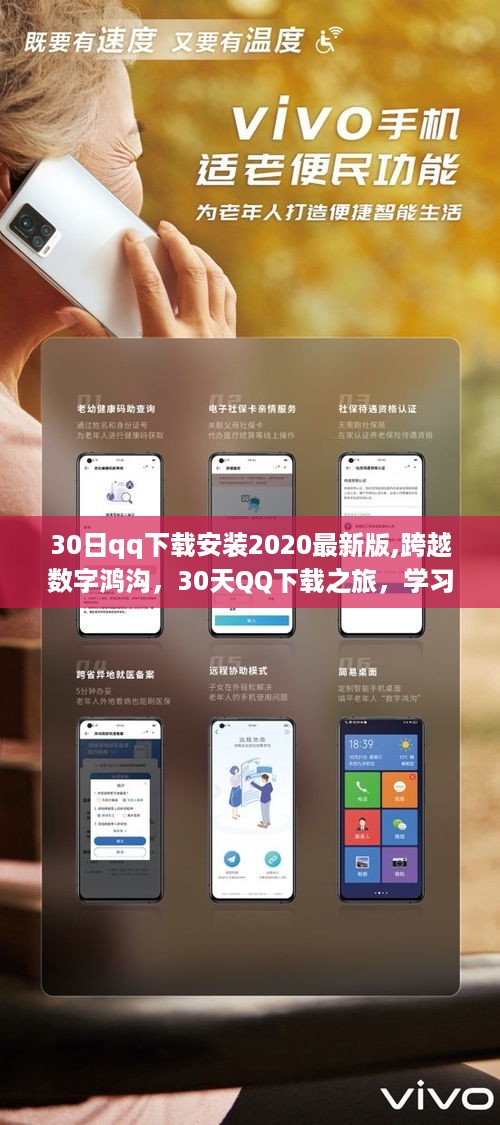 跨越数字鸿沟，QQ下载之旅，学习成长的力量与自信之路