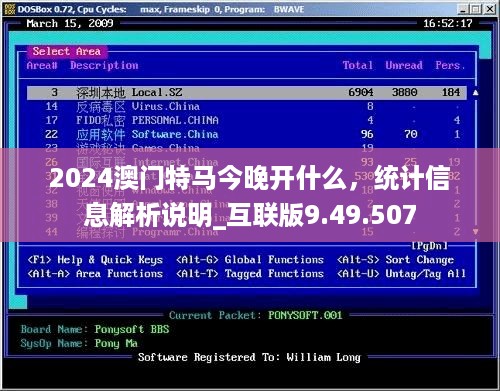 2024澳门特马今晚开什么，统计信息解析说明_互联版9.49.507