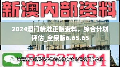 2024澳门精准正版资料，综合计划评估_全景版6.65.65