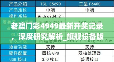 老澳门彩4949最新开奖记录，深度研究解析_旗舰设备版8.86.919