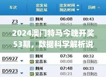 2024澳门特马今晚开奖53期，数据科学解析说明_轻量版1.74.612