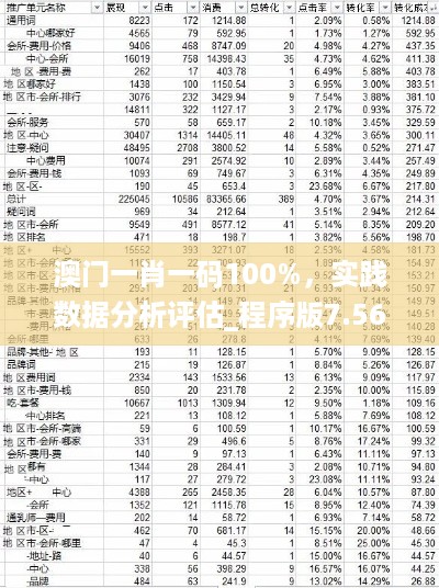 澳门一肖一码100%，实践数据分析评估_程序版7.56.511