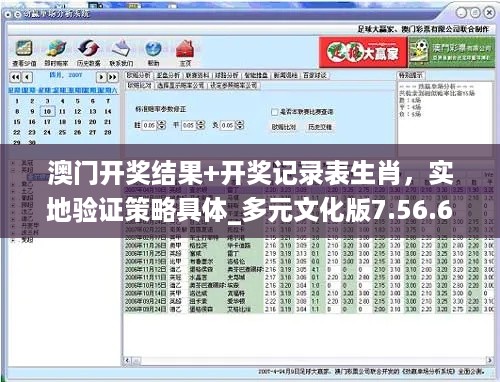 澳门开奖结果+开奖记录表生肖，实地验证策略具体_多元文化版7.56.626