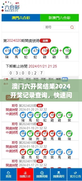 澳门六开奖结果2024开奖记录查询，快速问题处理_神秘版7.56.218