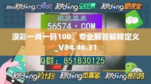 溴彩一肖一码100，专业解答解释定义_V84.46.31