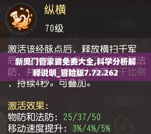 新奥门管家婆免费大全,科学分析解释说明_冒险版7.72.262