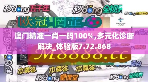 澳门精准一肖一码100%,多元化诊断解决_体验版7.72.868