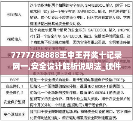 7777788888王中王开奖十记录网一,安全设计解析说明法_硬件版7.72.569