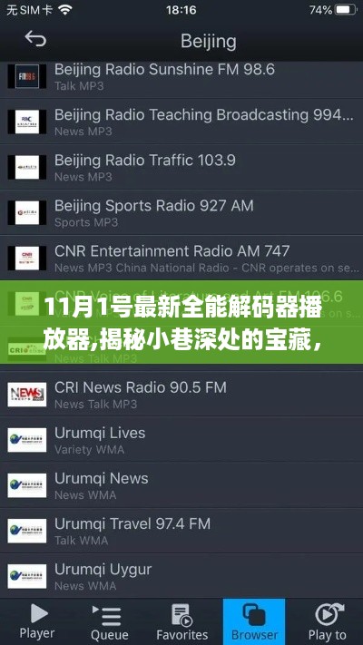 揭秘小巷深处的宝藏，最新全能解码器播放器体验之旅