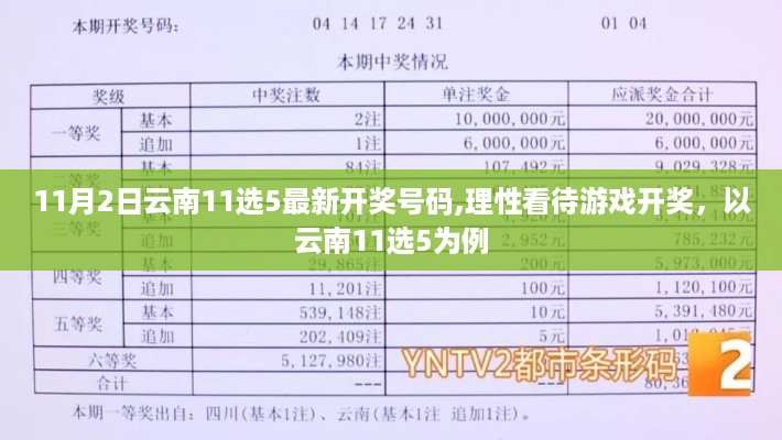 理性对待游戏开奖，云南11选5最新开奖号码解析