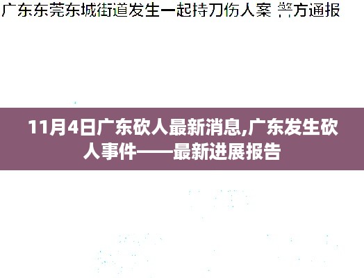 广东砍人事件最新进展报告，11月4日消息更新