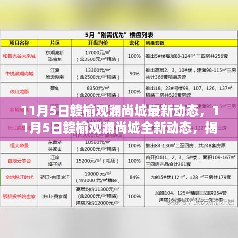 揭秘赣榆观澜尚城最新进展与未来展望，11月5日全新动态报告