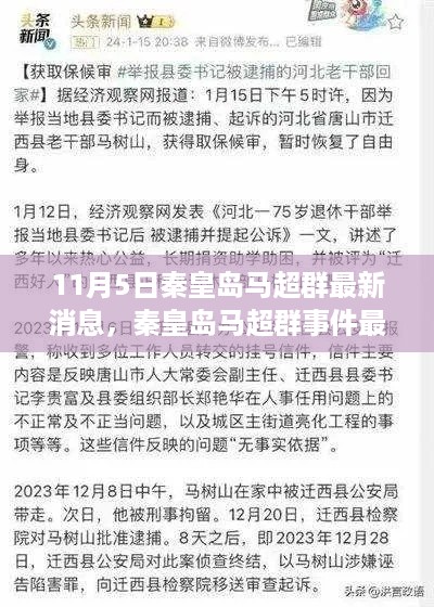 秦皇岛马超群事件最新进展深度解析，多重视角下的11月5日最新消息