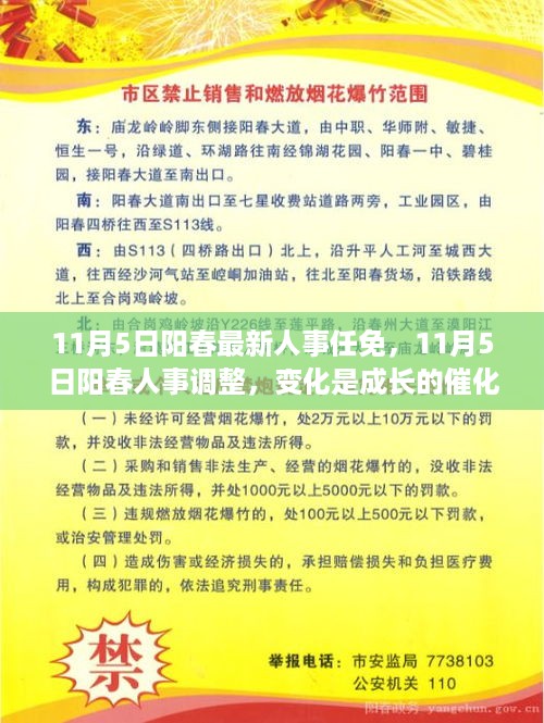 11月5日阳春人事调整，变化催化成长，学习自信迎接新篇章