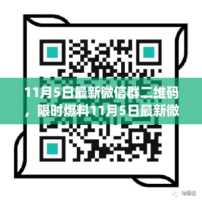 11月5日最新微信群二维码大放送，开启社交新纪元