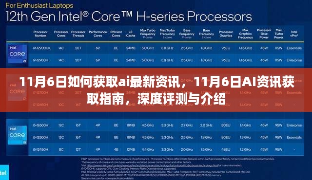 11月6日AI资讯获取指南，最新动态、深度评测与介绍