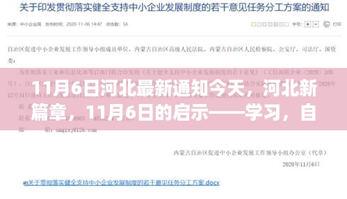 河北新篇章启示录，学习之源与成就感的自信构建（11月6日最新通知）