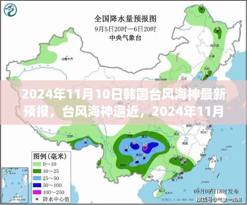 韩国台风海神逼近，最新预报与预警分析（2024年11月10日）