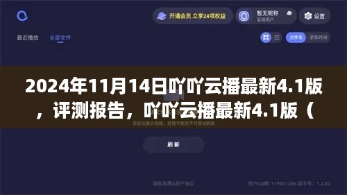 2024年11月版吖吖云播4.1版评测报告，深度解析与用户体验