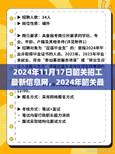 2024年韶关最新招聘信息网全面解析及招工最新动态