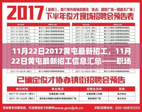 11月22日黄屯最新招工信息汇总，职场人的新希望