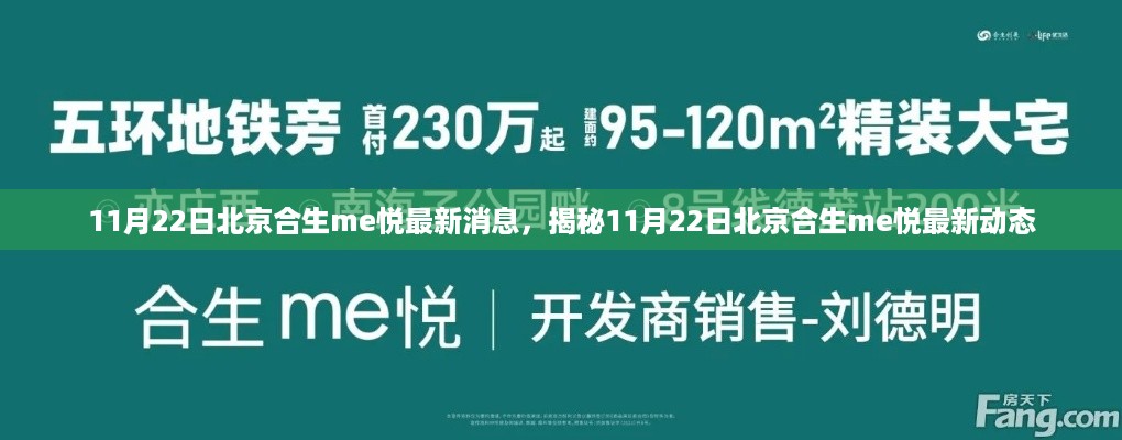 揭秘，北京合生me悦最新动态（11月22日更新）