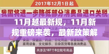 11月新规重磅来袭，最新政策解读与影响分析