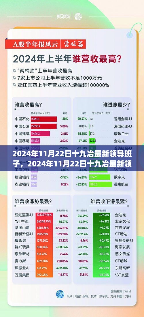 最新消息，十九冶领导团队概览（2024年11月22日）