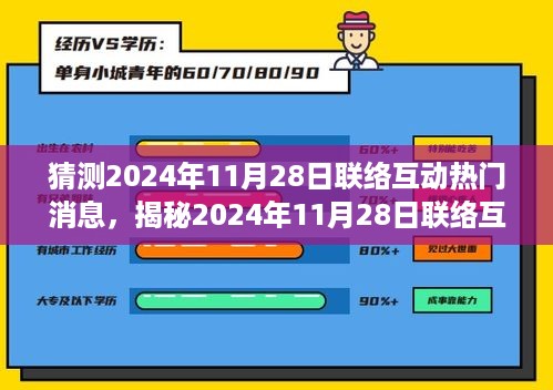 揭秘未来趋势，预测联络互动热门消息，洞悉2024年11月28日动态趋势揭秘。